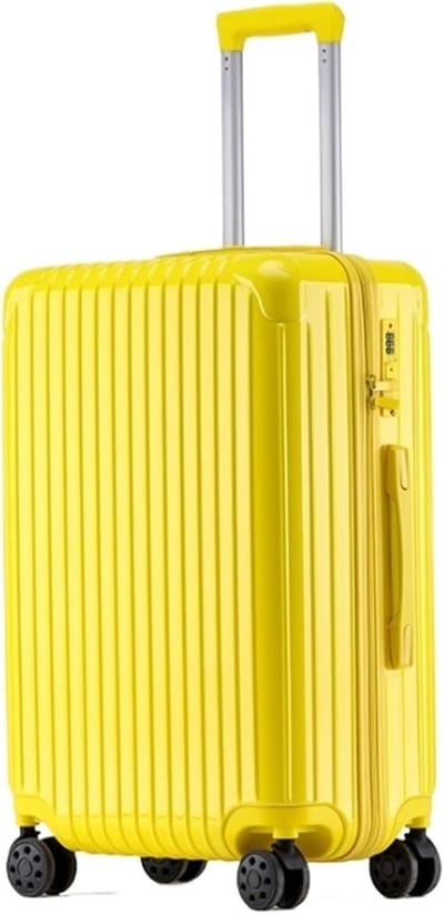 Reiskoffer Trolley - Harde Koffer Rolbagage - Zakenreizen Reizen - Lichtgewicht ABS PC - 24 inch - Zwart