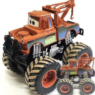 Pixar Cars 3 Grote Wielen Lightning Mcqueen Black Storm Jackson Mater Cruz Metalen Diecast Model Speelgoed Auto Verjaardagscadeau