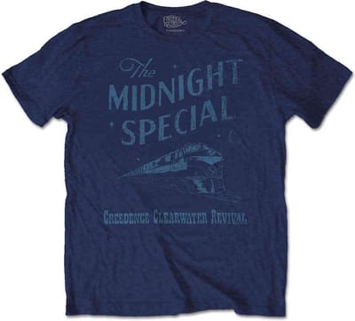 Creedence Clearwater Revival - Midnight Special Heren T-shirt - M - Blauw