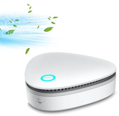Ynkkvre - Luchtreiniger - Ozongenerator - Rookverfrisser - Mini-luchtverfrisser - Luchtreiniger Met Ionisator - Geur Neutralisatie Technologie - 1800mAh USB Oplaadbaar - Compact Draagbaar Design - Voor Auto & Huis