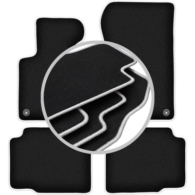 CARLUX-SILVER automatten voor: BMW 3 E36 compact, coupé, sedan, stationwagen, touring (1991-2000)
