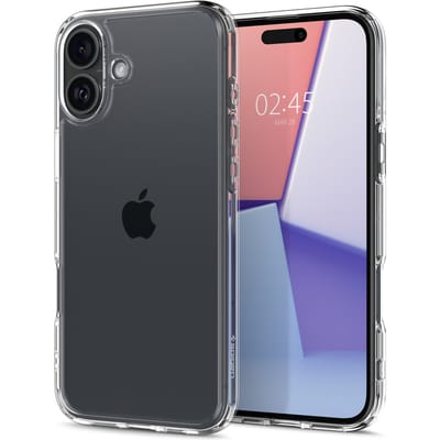Spigen Ultra Hybrid Hoesje Geschikt voor Apple iPhone 16 - Back Cover met Air Cushion - Transparant