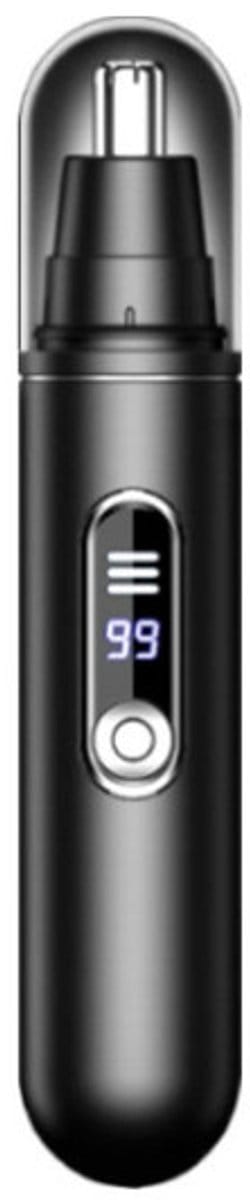Elektrische neushaartrimmer - neustrimmer - neustrimmer oplaadbaar - Wenkbrauwtrimmer - Gezichtshaartrimmer - Baardtrimmer - Unisex - Zwart - ABS