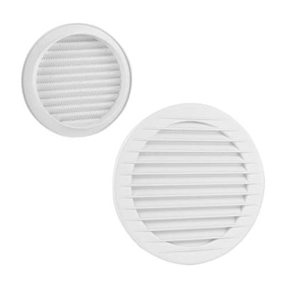 Ventilatierooster voor Klinkerventilatie - Ø 120 mm met Insectenbescherming