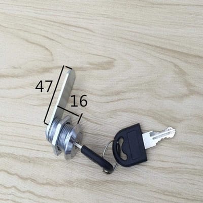 Cilinderslot Set - Veiligheidssloten - Kasten Beveiligen - 4 Maten 8 Sleutels - 25mm