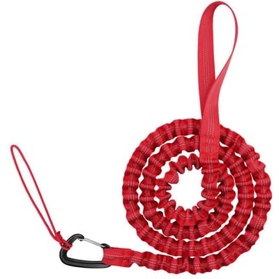 Corde de remorquage pour vélo, corde de traction pour vélo de montagne, corde de traction parent-enfant, corde de remorque pratique 3m rouge