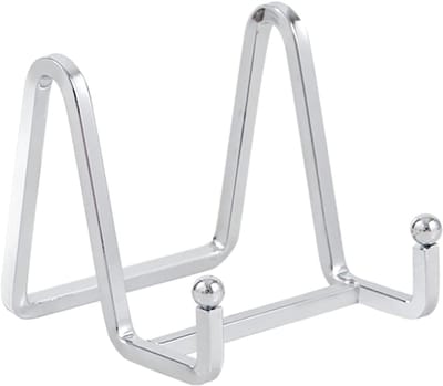 Dailygoods- Plaathouder - Display Standaard - 3 Inch Metalen Plaatstandaards - Tafelblad Beugel - Decoratieve Plaatsen - Hoogwaardige IJzeren Ezel - Displaystandaard