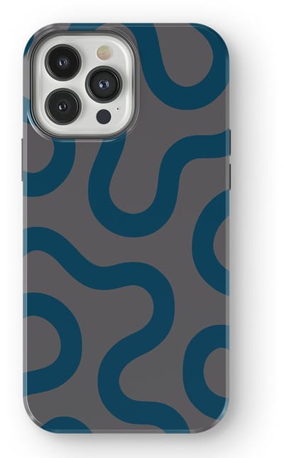 DripCase Motion Flow Tough Hoesje geschikt voor iPhone 13 Pro Max | Backcover met Mag | Trendy Design | Valbescherming | Shadow Waves