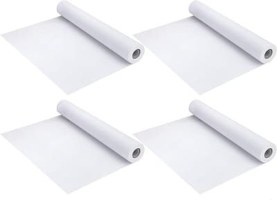 4 x 15 m tekenpapier rol 44 cm x 15 m wit schilderpapier voor easel, muurkunst en DIY schetsen