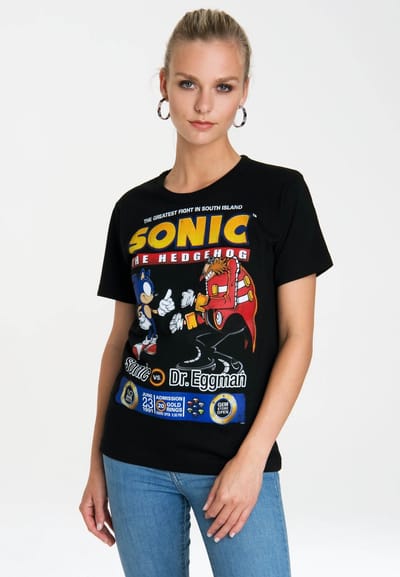 Logoshirt T-Shirt Sonic vs. Dr. Eggman