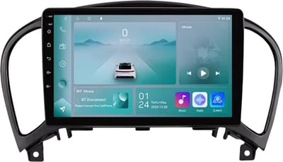 Autoradio met bluetooth - Carplay - Geschikt voor Apple en Android - Stereo - Navigatie - Navigatiesysteem auto - Voor Nissan Juke YF15 (2010-2014)