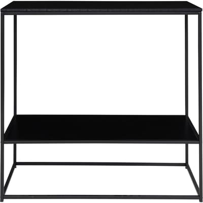 Console tafel met 2 planken en zwarte poten House Nordic Vita