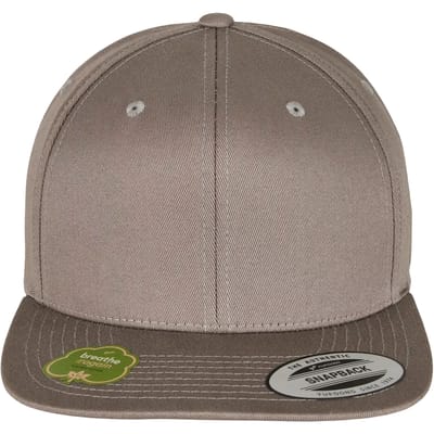 Urban Classics - Organic Cotton Snapback pale grey one size Snapback Pet - Grijs