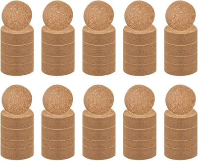Potgrond Blokjes - Kokosvezel Starter - Planten Kweken - Gecomprimeerd Formaat - 30mm - Bruin