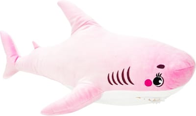 Speelgoed Knuffel - Pluche Knuffel - Kawaii - Roze Haai 80 cm