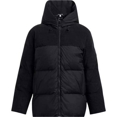 Under Armour Dames/Ladies Limitless Corduroy Gequiltede Puffer Jas (Zwart)