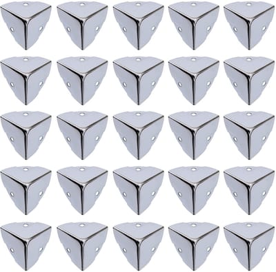 Dailygoods- Hoekbeschermer 27mm - 20 Stuks - Metalen Beschermers - Decoratieve Hoekbescherming - Voor Meubels/Dozen - Modern Design