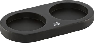 Peugeot Linea Houder Peper- En Zoutmolen 17 cm - Mat Zwart - Bamboe