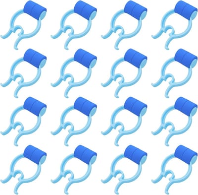 16 stuks neusklemmen met 16 hemostatische neusklemmen van kunststof met gevoerd schuim, generieke neusclip voor zwemmen, kinderen en volwassenen