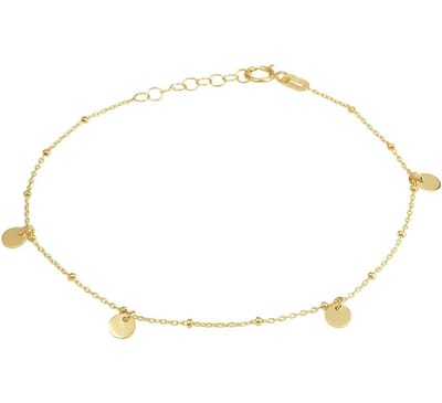 Armband Rondjes 16 + 2 Cm 14K Geelgoud