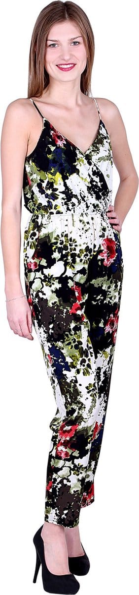 JOHN ZACK - Jumpsuit met Bloemenprint / M