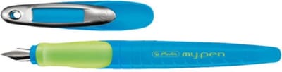 Herlitz - vulpen my.pen - pastel paars en neon geel