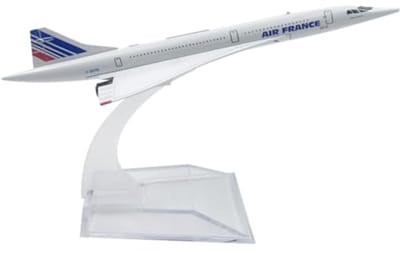 Vliegtuigmodel Air France Concorde 1/400 schaal Diecast miniatuurmodel