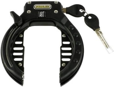 Stahlex Ringslot - ART-gecertificeerd - SuperSafe© cilinder - Ø 10 mm - zwart - inclusief 2 sleutels