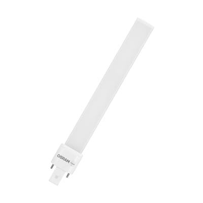 OSRAM DULUX LED-lamp met pinvoet G23 6W 700lm 6500K vervangende compacte fluorescentielamp KVG, gaat tot 30.000 uur mee, kwikvrij, eenvoudig te vervangen IP20