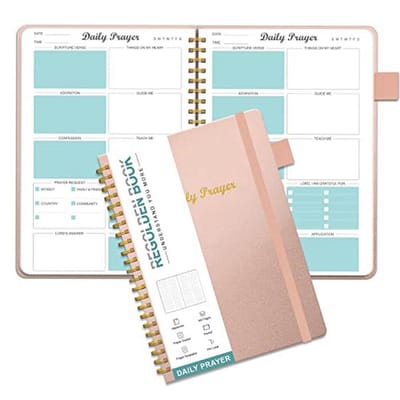 Gebedsdagboek Notebook voor Inspirerende Persoonlijke Reflectie - 160 Pagina's (6 x 8,25) in Roségoud