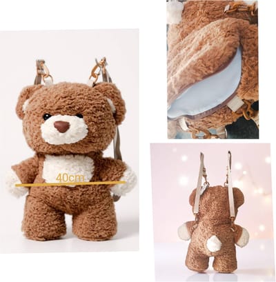 TK-S teddybeer rugtas-schoolrugzak, alle leeftijden, 3 Liter