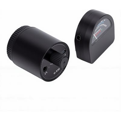 Détection de fuite d'eau Tuyau mural Détecteur d'écoute de fuite Moniteur souterrain Amplificateur sonore haute sensibilité Oreille black