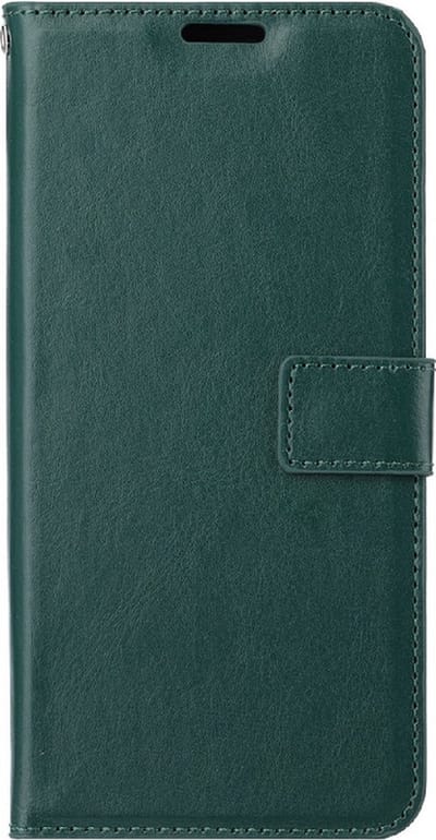LuxeBass Hoesje geschikt voor Samsung Galaxy S20FE - Bookcase Groen - portemonnee hoesje gsm hoesje - telefoonhoes - telefoonhoesjes