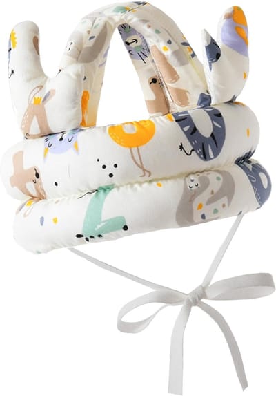 Kinderhelm Hoofdtelefoon - Baby Veiligheid - Eerste Stappen Leren - 360 Graden Bescherming - 24.4*14.3*2.3 cm - Meerkleurig