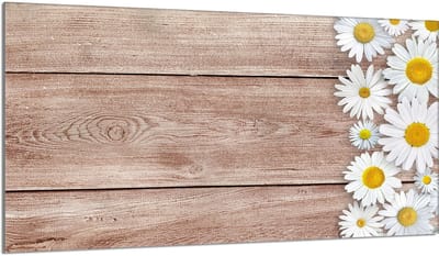 TMK ArtDeko - Snijplank - 90x52 cm - Hartglas - Houtmotief