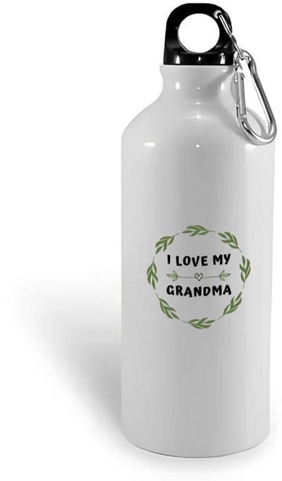Hacebo® - I love my grandma waterfles - Oma - liefste oma - verjaardag - cadeautje voor oma - oma artikelen - kado - geschenk - water fles - 400ML
