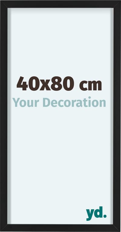 Your Decoration - Fotolijst 40x80 cm - Aluminium - Zwart - Virginia