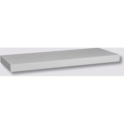 5five Zwevende wandplank Bassline - wit - 60 cm - hout/MDF - boekenplank - muurplank - opbergplank - hangplank