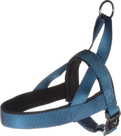 Flamingo Abbi Noors - Harnas Honden - Noors Harnas Abbi Blauw Xs 35-42cm 20mm - 1st - 190682 - 1st