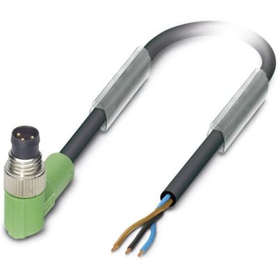 Phoenix Contact 1681693 Sensor/actuator connector, geassembleerd M8 Aantal polen (sensoren): 3 Stekker, haaks 1.50 m 1 stuk(s)