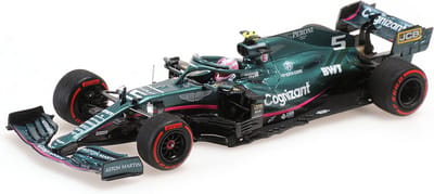 Aston Martin Cognizant F1 Team AMR21 #5 Azerbaijan GP 2021 - 1:43 - Minichamps