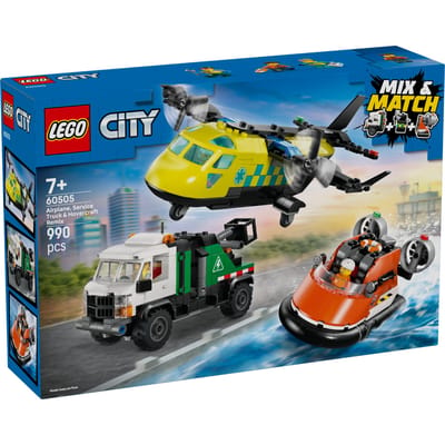 LEGO City LEGO® CITY 60505 Combinatieset met vliegtuig, onderhoudswagen en luchtkussenboot (60505)