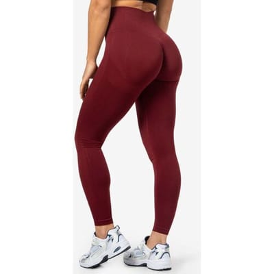 FAMME Peachy Scrunch Leggings Dark Red S