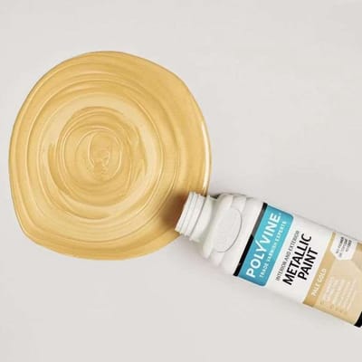 Polyvine Metallic Lak Bleekgoud 100 ml