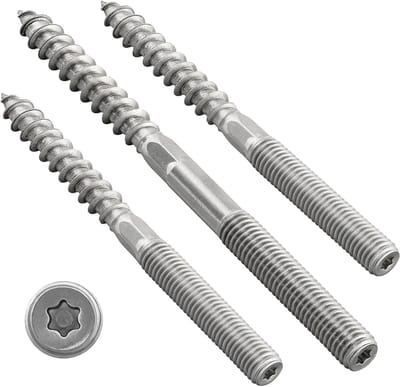 Stokschroeven Torx - Dubbele draad schroeven - Vastzetten van materialen - Roestvrij staal A2