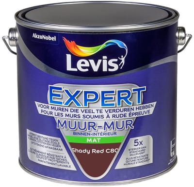 Levis - Expert Muur Binnen Mix - Shady Red C80 - Mengverf - 2,5 L