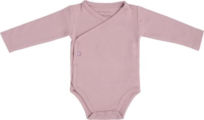 Baby's Only Rompertje lange mouw Pure - Oud Roze - 50 - 100% ecologisch katoen - GOTS