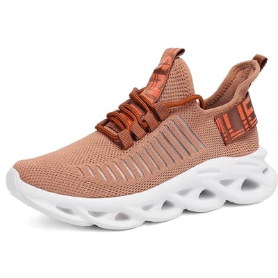 Dames Casual Sportschoenen Ademende Hardloopsneakers Outdoor Lichtgewicht Comfortabele Mesh Wandelschoenen voor Dames Atletische Tennisschoenen 36 brown