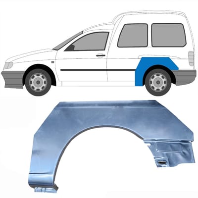 Reparatiepaneel achterspatbord voor Seat Inca 1995-2004 / Links