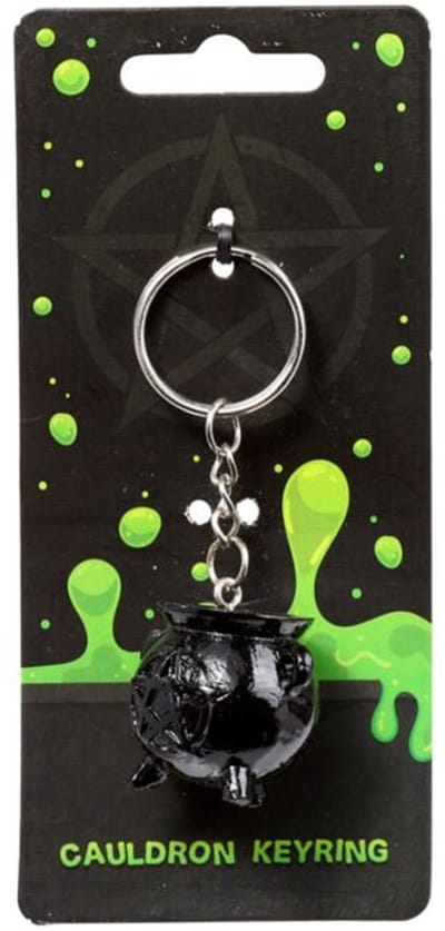 Ketel met pentagram Sleutelhanger